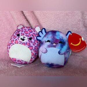 Squishmallow McDonald’s mini plush toys